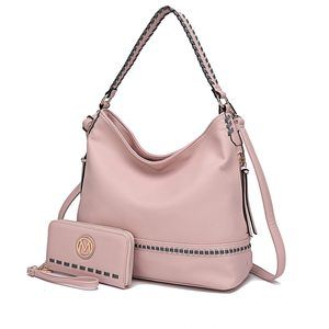 Mkf Hobo Purses Soft Pu Leather Handbag Hobo Shoulder :[